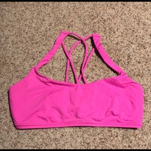 Hot pink free to be lululemon bra